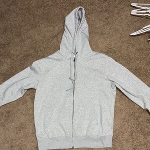 Goodfellow & Co Gray Lightweight Hoodie Jacket